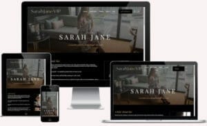 Sarah Jane VIP Website Design